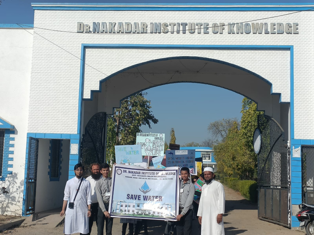 Save Water Rally 2022at Dr. Nakadar Institute of knowledge, DrNik, India